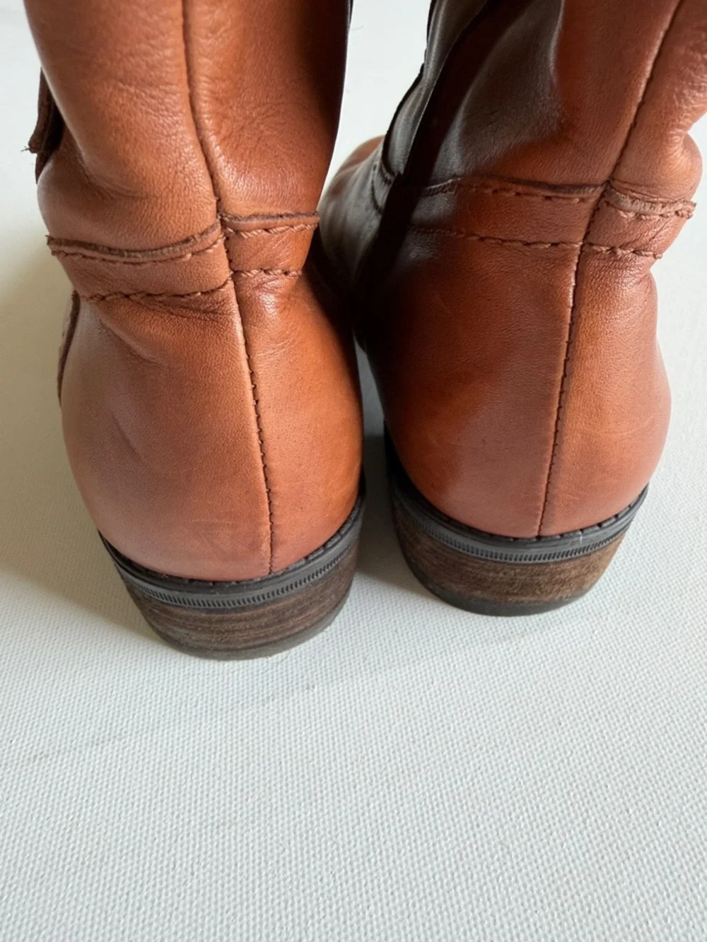 Sam Edelman Brown Leather Riding Boots 7M Knee High Ren Faire Cosplay